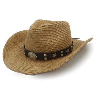 Autentisk halm-cowboyhat
