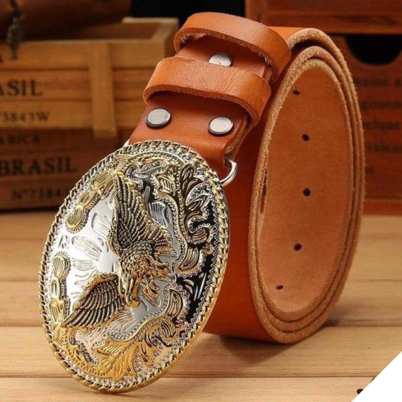 Bælte med cowboyspænde 3 Bælte med cowboyspænde