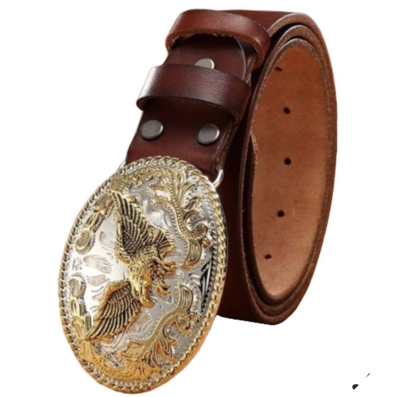 Bælte med cowboyspænde 1 Bælte med cowboyspænde