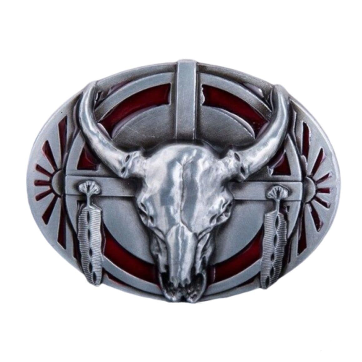 Bæltespænde Western Man Skull 6 Bæltespænde Western Man Skull