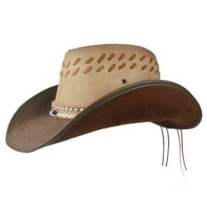 Brun cowboyhat til kvinder