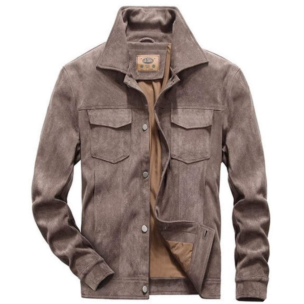 Brun cowboyjakke til mænd 5 Brun cowboyjakke til mænd