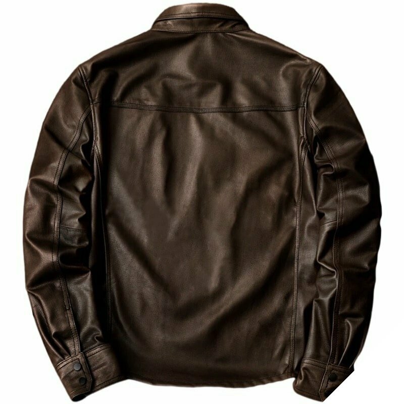 Brun cowboyjakke til mænd 3 Brun cowboyjakke til mænd