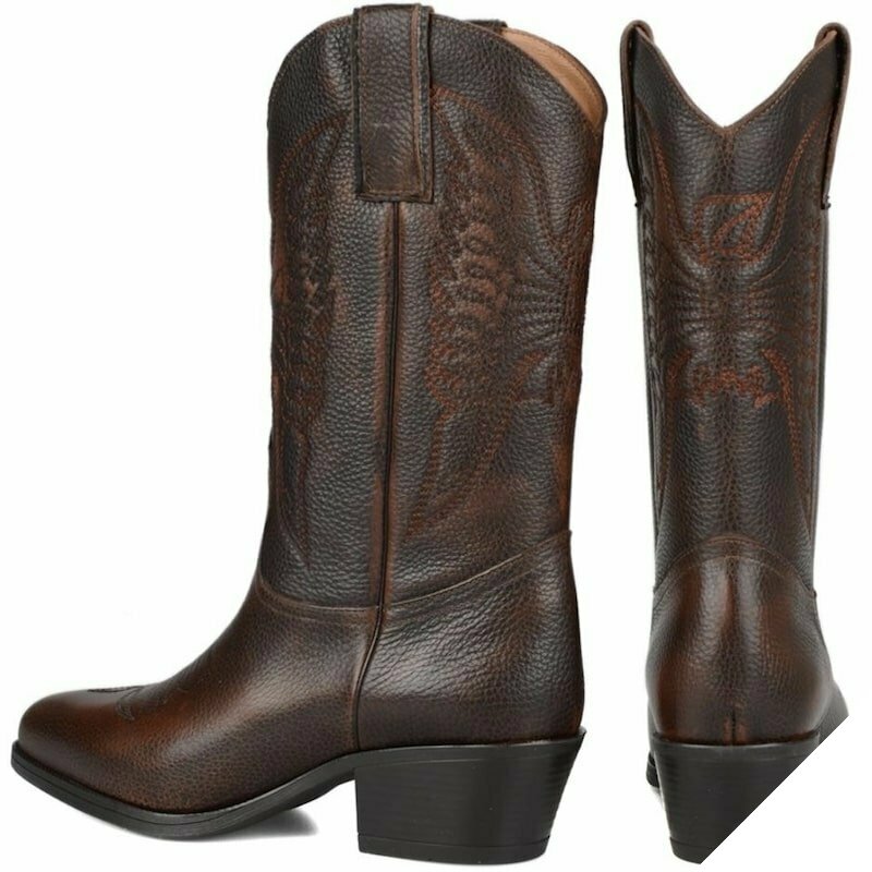 Brune country-cowboystøvler 2 Brune country-cowboystøvler
