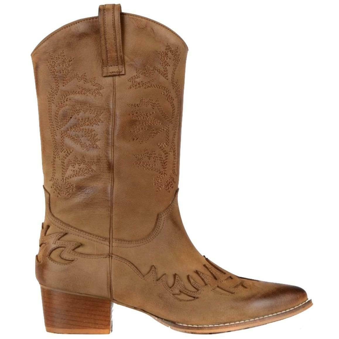 Brune country-cowboystøvler til kvinder 2 Brune country-cowboystøvler til kvinder
