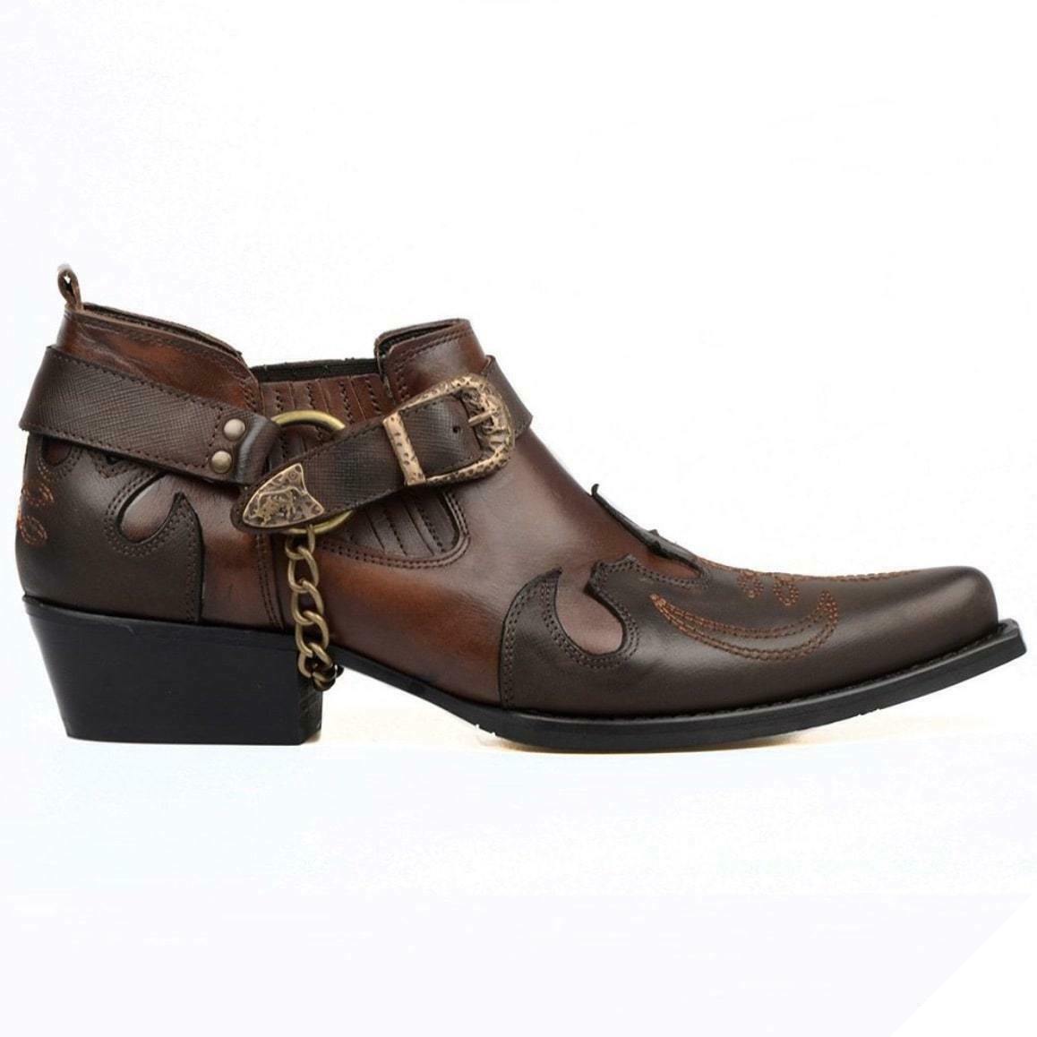 Brune cowboystøvler 6 Brune cowboystøvler