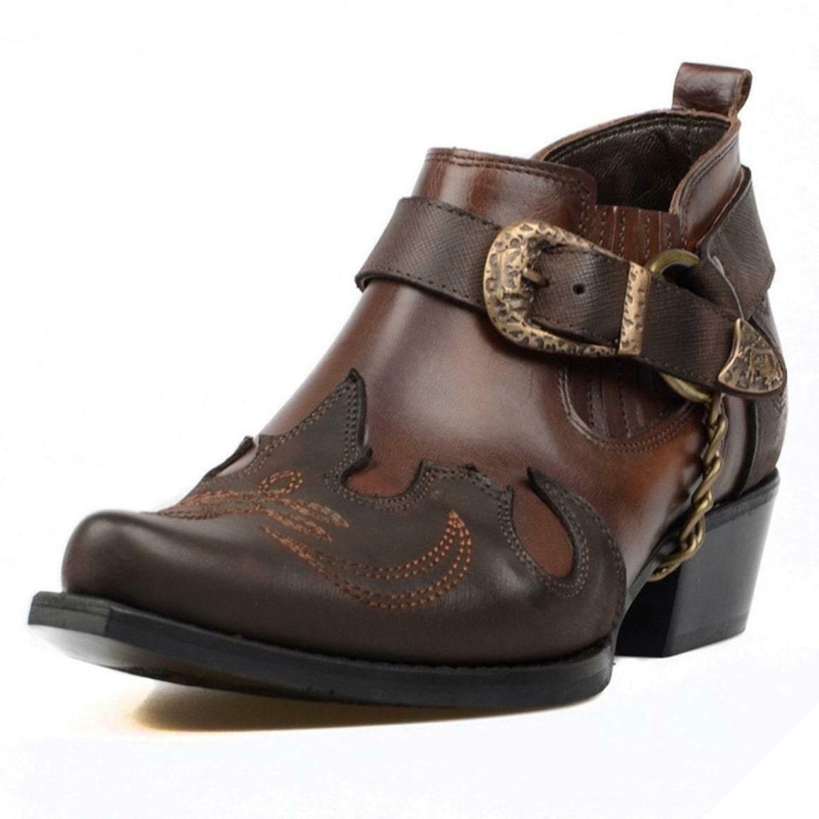 Brune cowboystøvler 5 Brune cowboystøvler