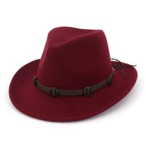 Burgundy Cowboy Hat