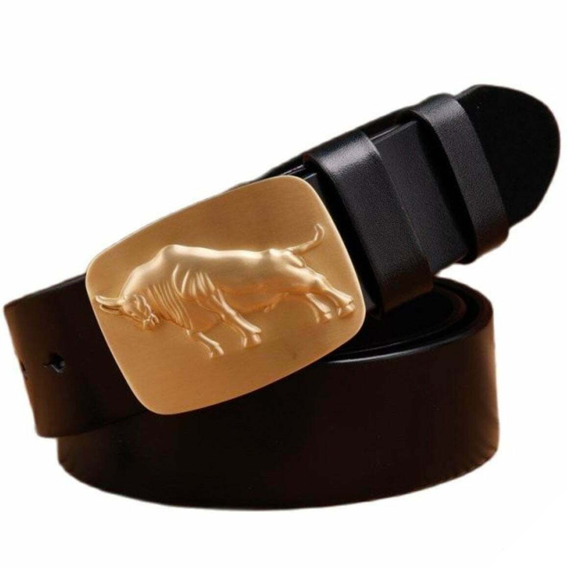Camel-farvet western-bælte 4 Camel-farvet western-bælte
