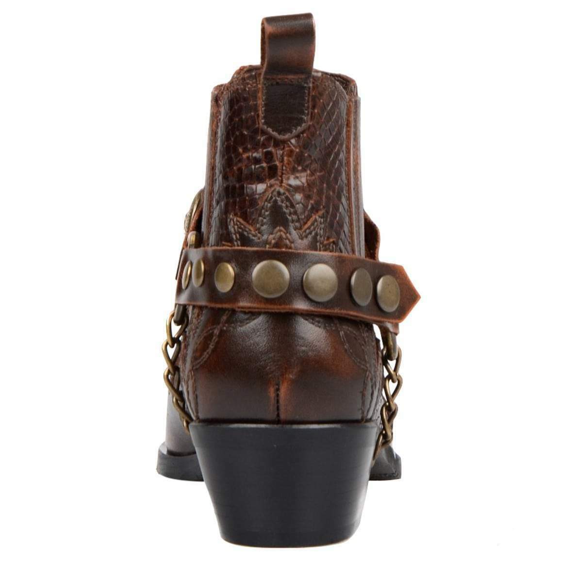 Cognac cowboystøvler til kvinder 3 Cognac cowboystøvler til kvinder