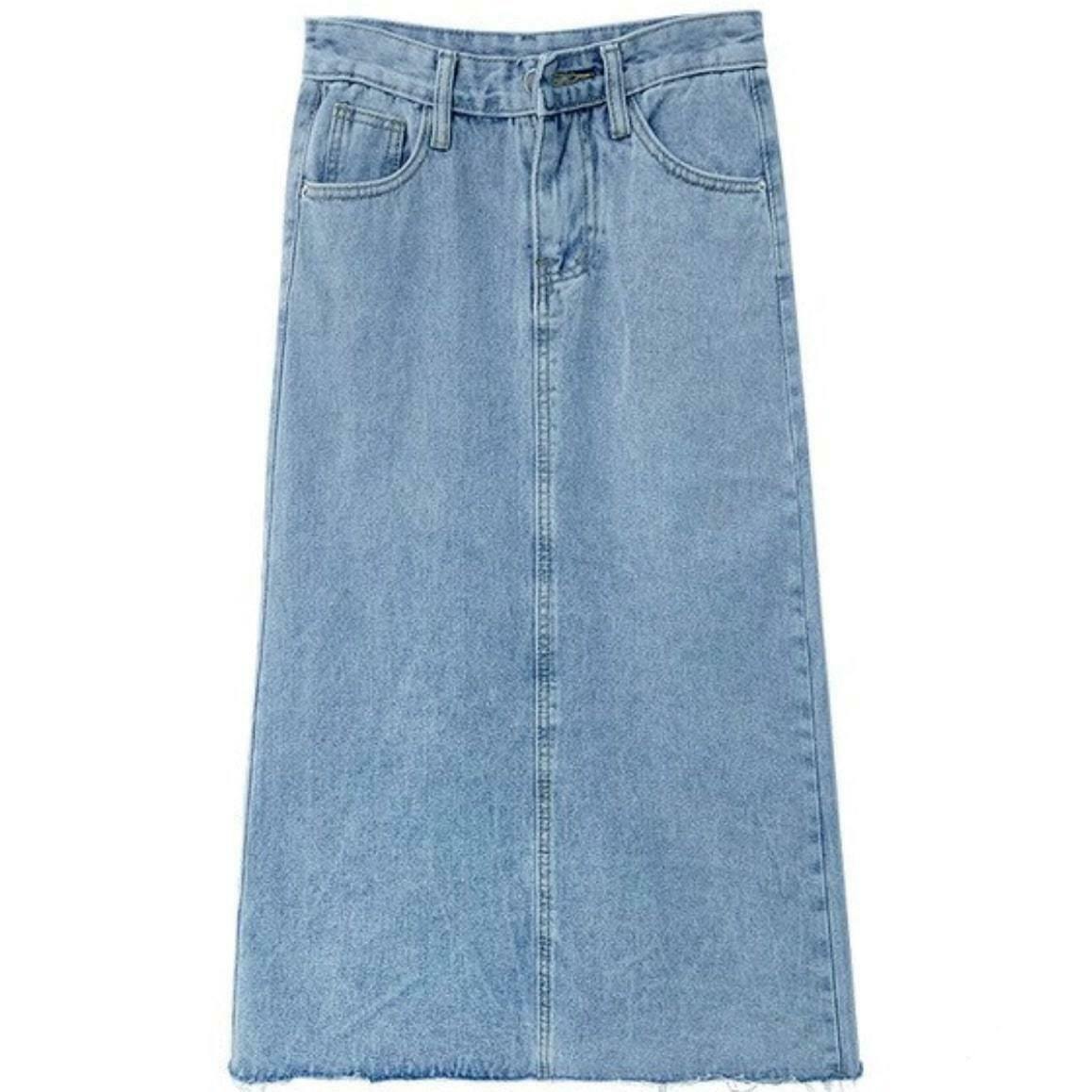 Country denim western nederdel 1 Country denim western nederdel