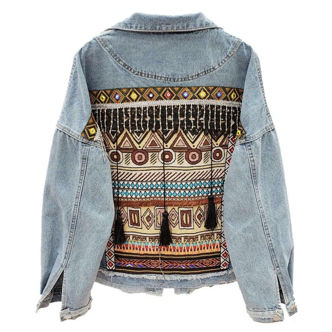Country denim westernjakke til kvinder 5 Country denim westernjakke til kvinder
