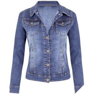 Country denim westernjakke til kvinder