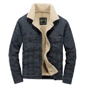 Cowboy-jeansjakke til mænd