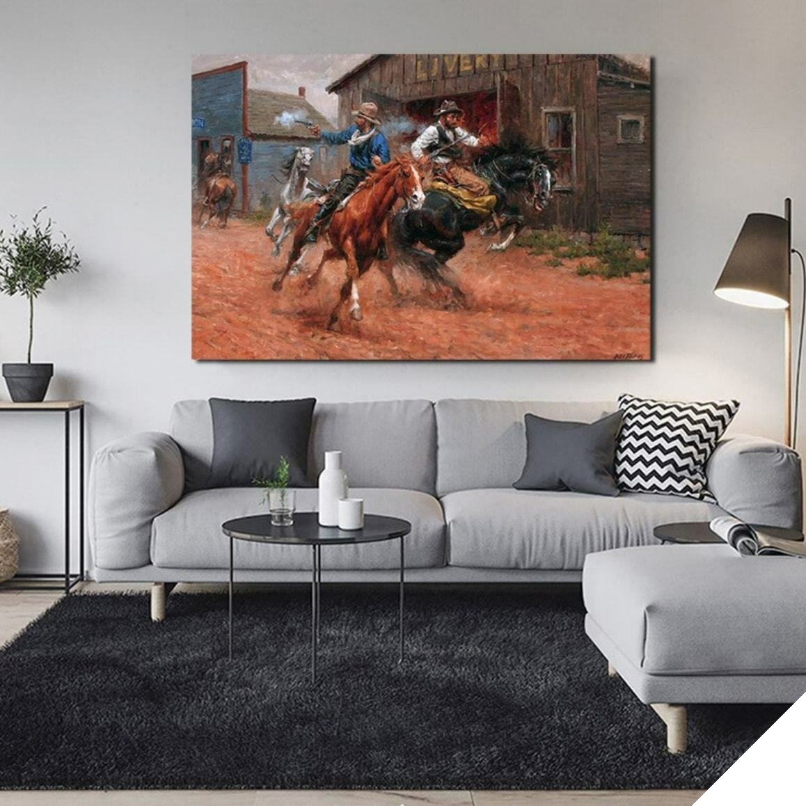 Cowboy maleri dekoration 1 Cowboy maleri dekoration