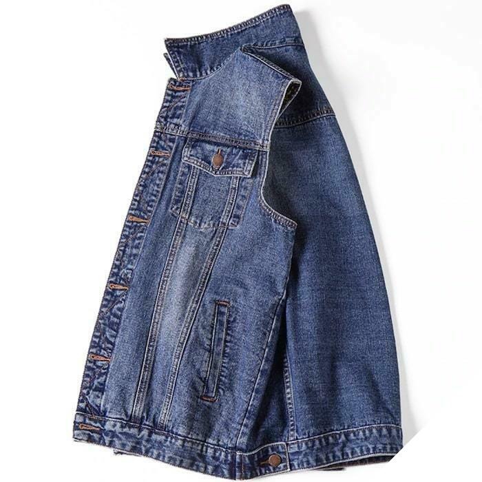 Cowboy mand Denim jakke 2 Cowboy mand Denim jakke