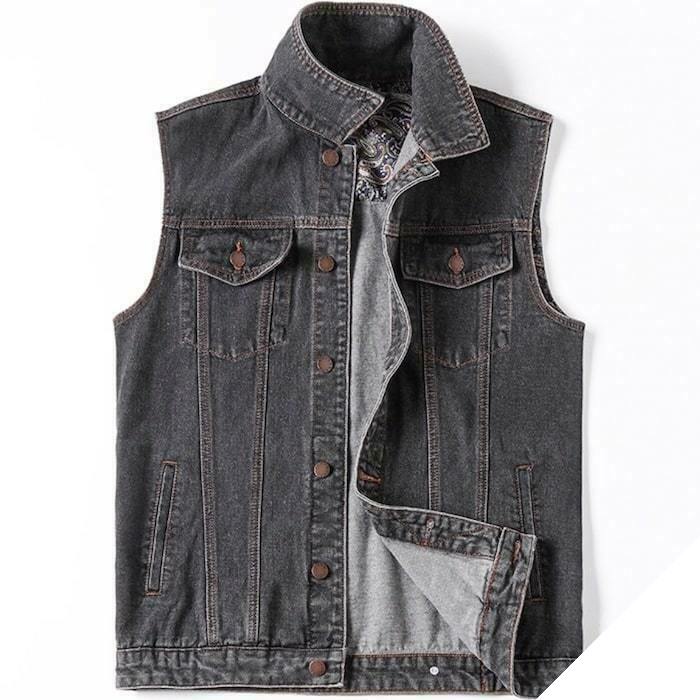 Cowboy mand Denim jakke 3 Cowboy mand Denim jakke