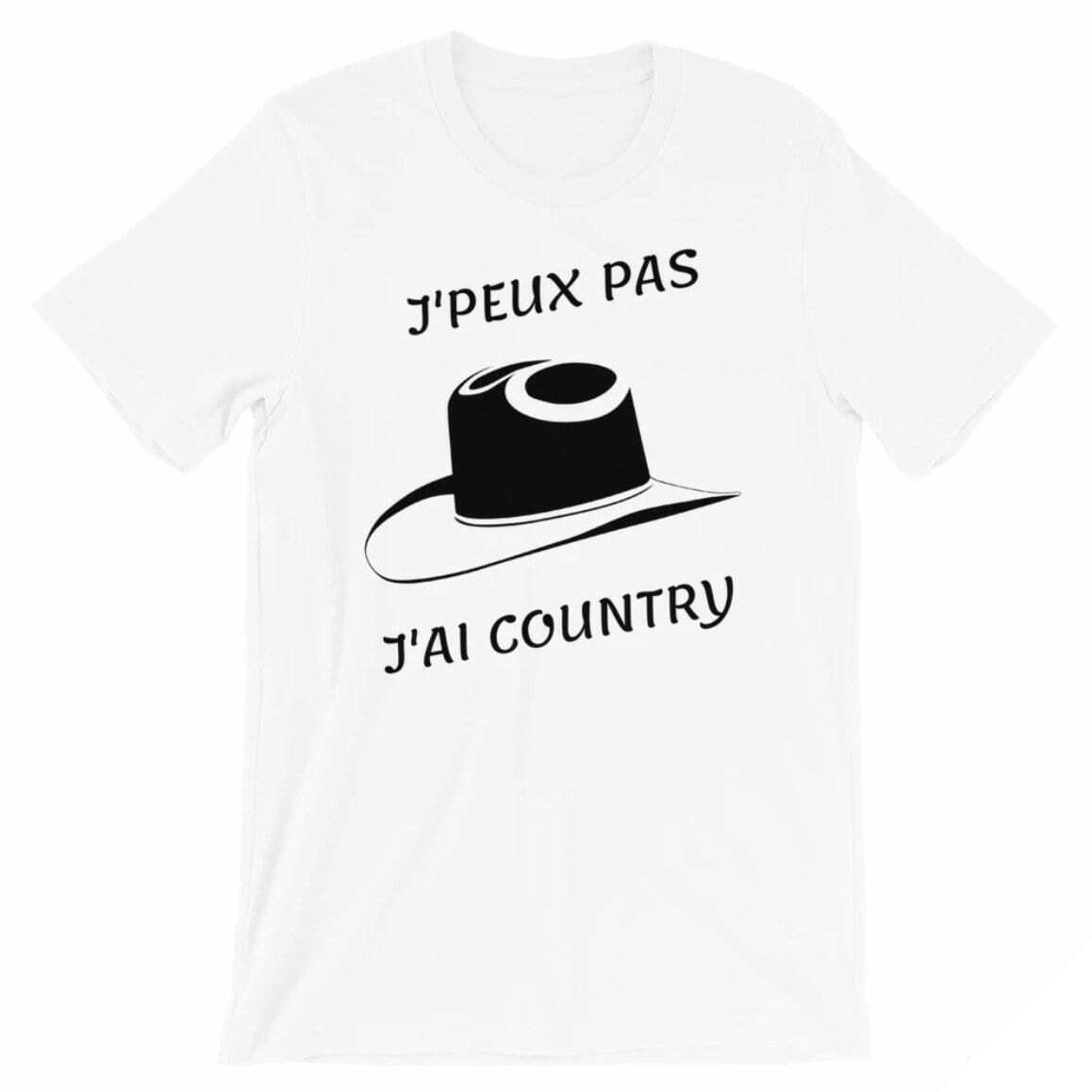 Cowboy-T-shirt J'Peux Pas J'Ai Country 1 Cowboy-T-shirt J'Peux Pas J'Ai Country