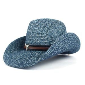 Cowboyhat i blødt strå