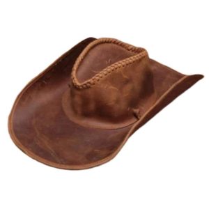 Cowboyhat i læder