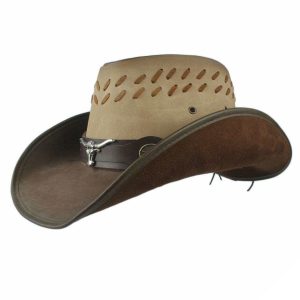 Cowboyhat læder mand