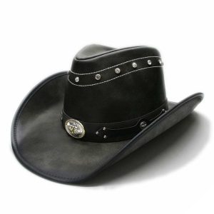 Cowboyhat læder mand