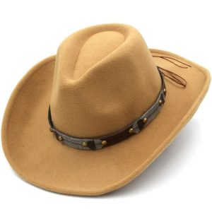 Cowboyhat med snor