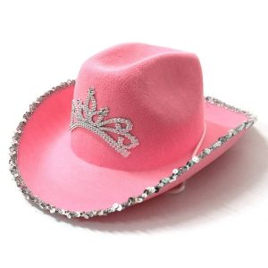 Cowboyhat pige lyserød