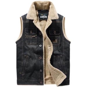 Cowboyjakke uden ærmer