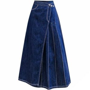 Cowboynederdel i jeans