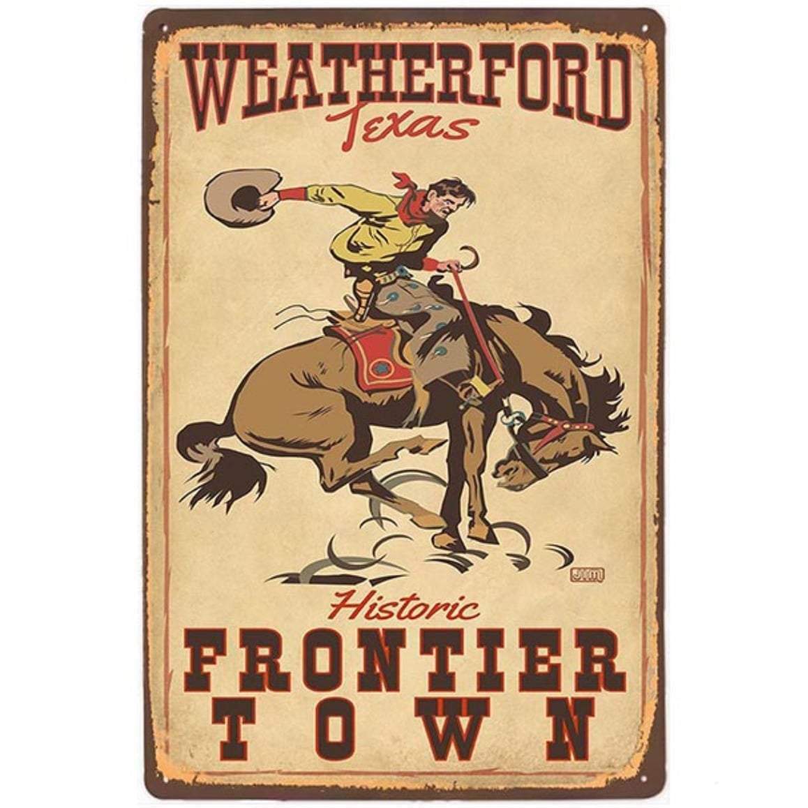 Frontier Town Metalplade 1 Frontier Town Metalplade