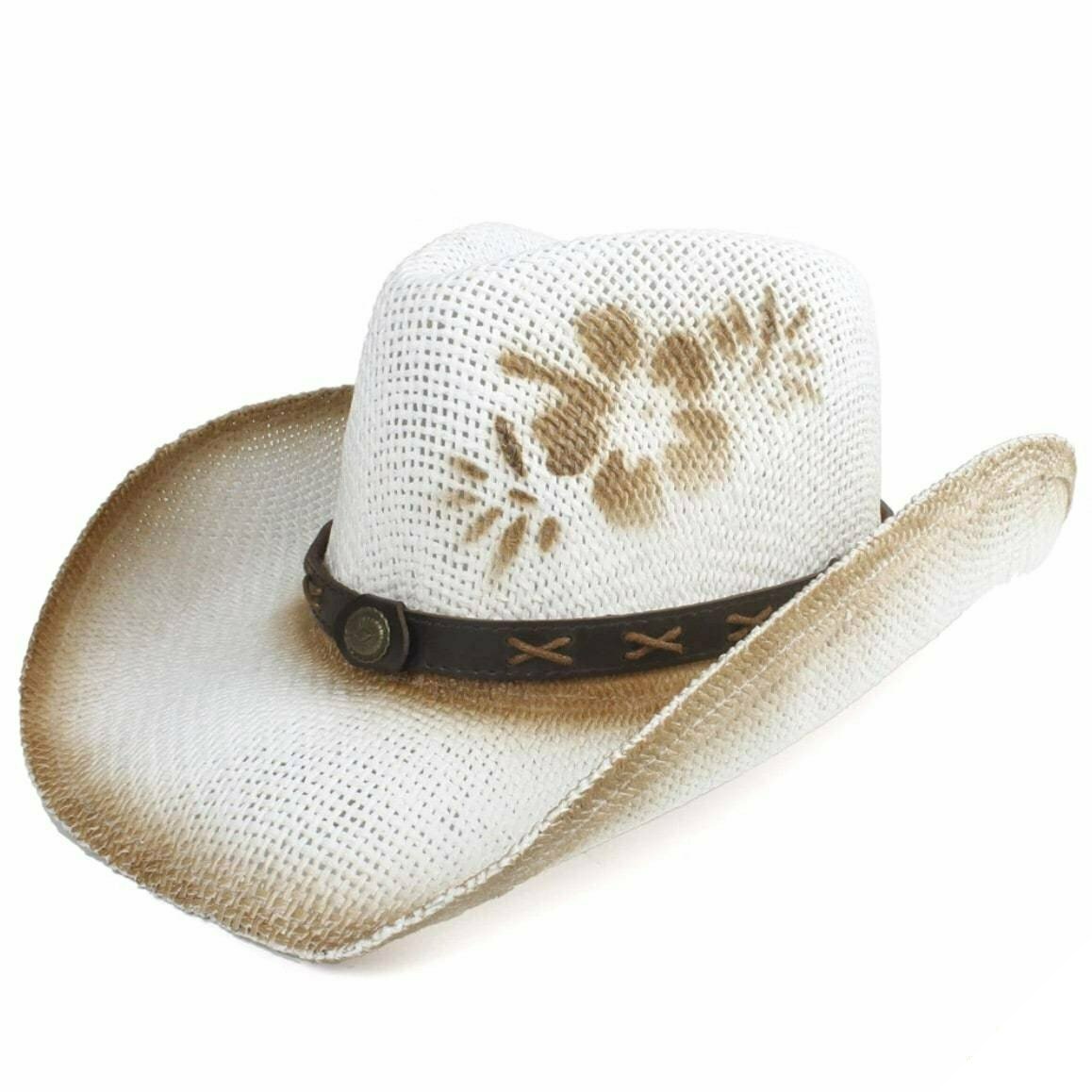 Hvid country-cowboyhat 1 Hvid country-cowboyhat