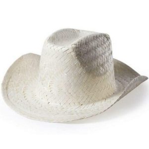 Hvid country-cowboyhat