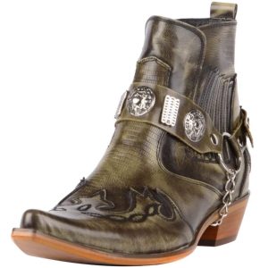 Khaki Western Boots