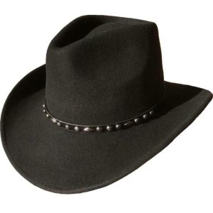 Landlig cowboyhat af filt