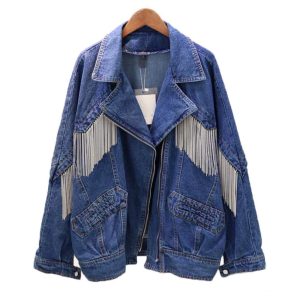 Lang cowboyjakke til kvinder