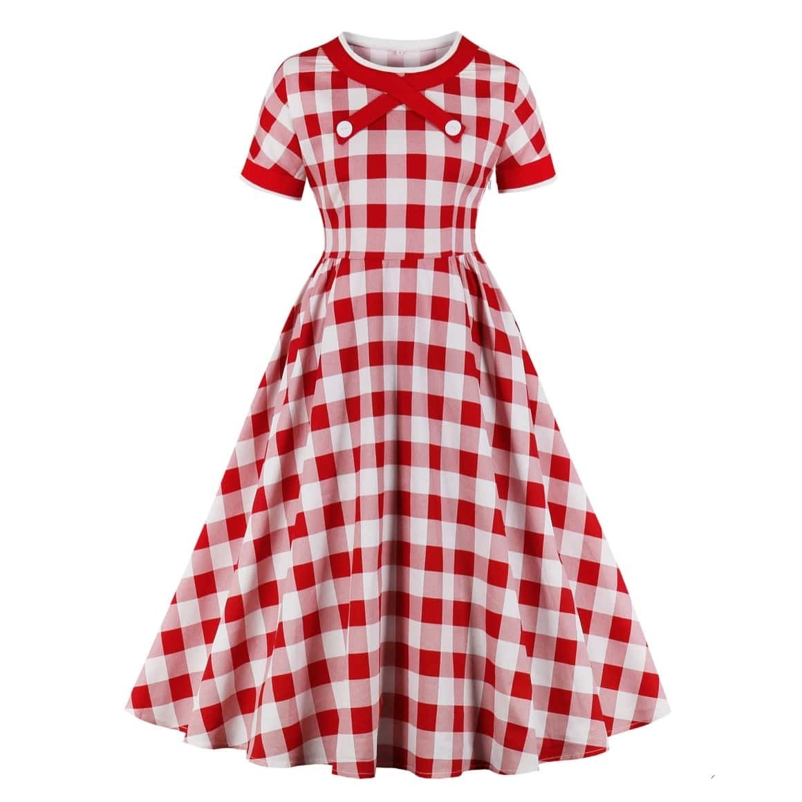 Lang westernkjole i landlig stil 2 Lang westernkjole i landlig stil
