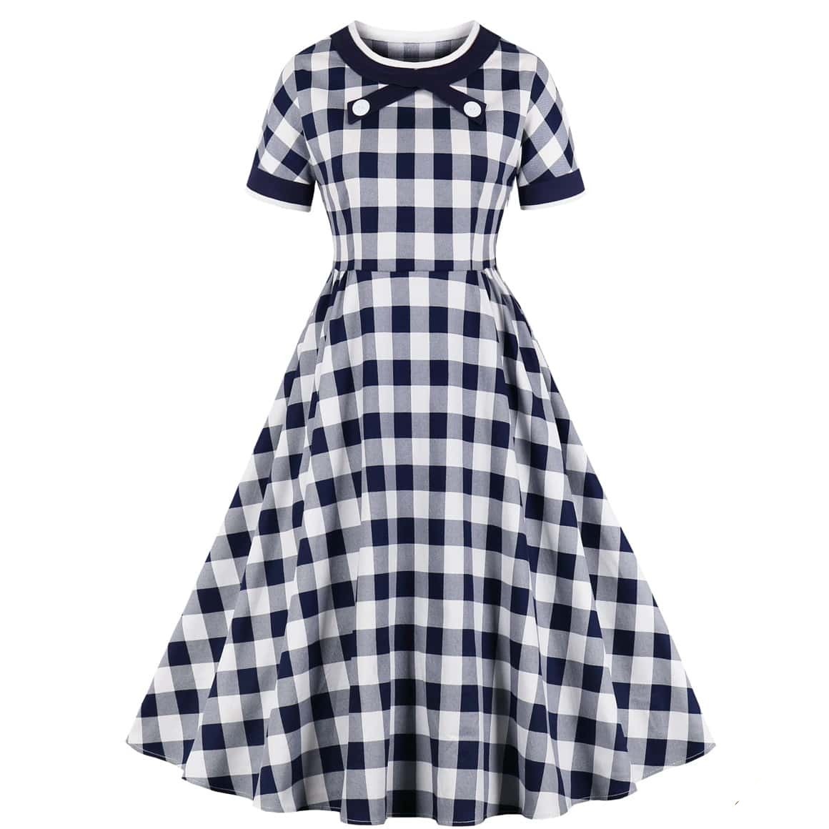 Lang westernkjole i landlig stil 1 Lang westernkjole i landlig stil