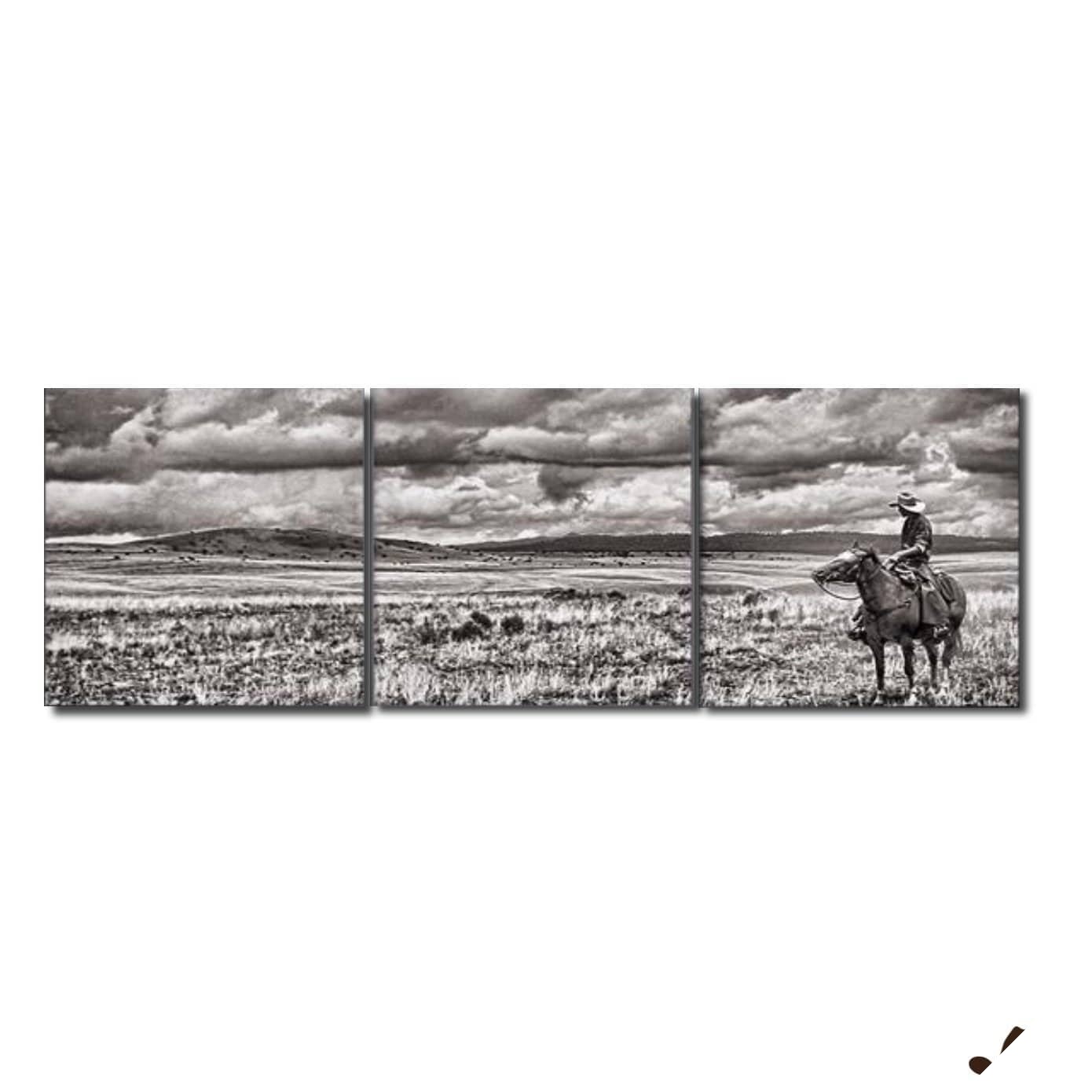 Lone Cowboy Painting 1 Lone Cowboy Painting