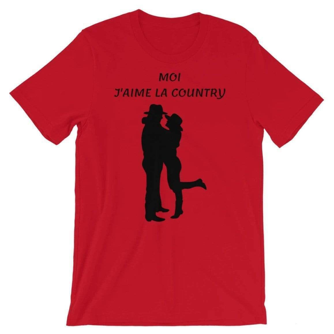 Moi J'Aime La Country Cowboy-T-shirt 2 Moi J'Aime La Country Cowboy-T-shirt