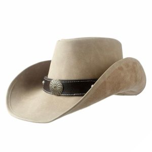 Rodeo-cowboyhat i læder
