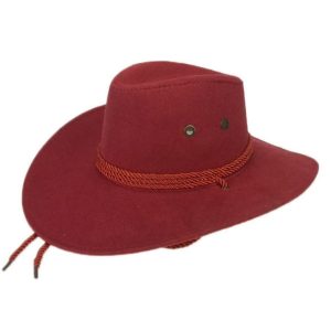 Rød cowboyhat