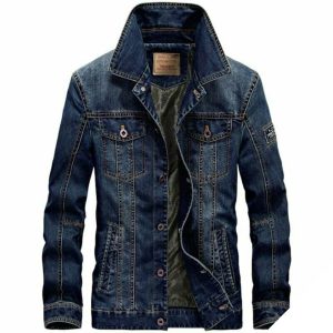 Western denimjakke til mænd