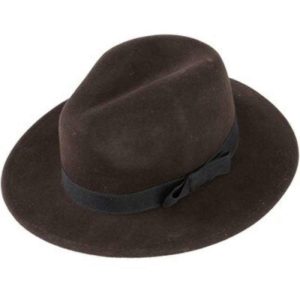 Western-hat med flad kant