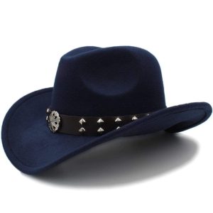 Western-hat med kort kant