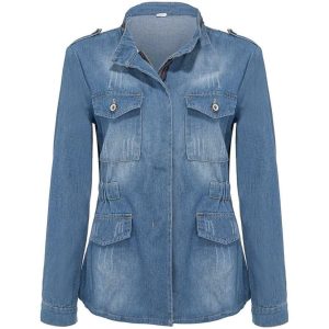 Western jeansjakke til kvinder