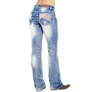 Western ridejeans til kvinder