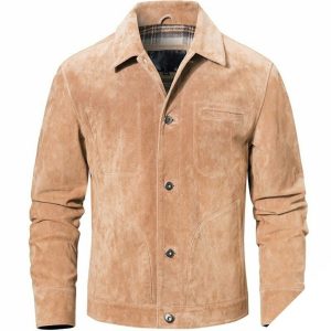 Westernjakke i ruskind